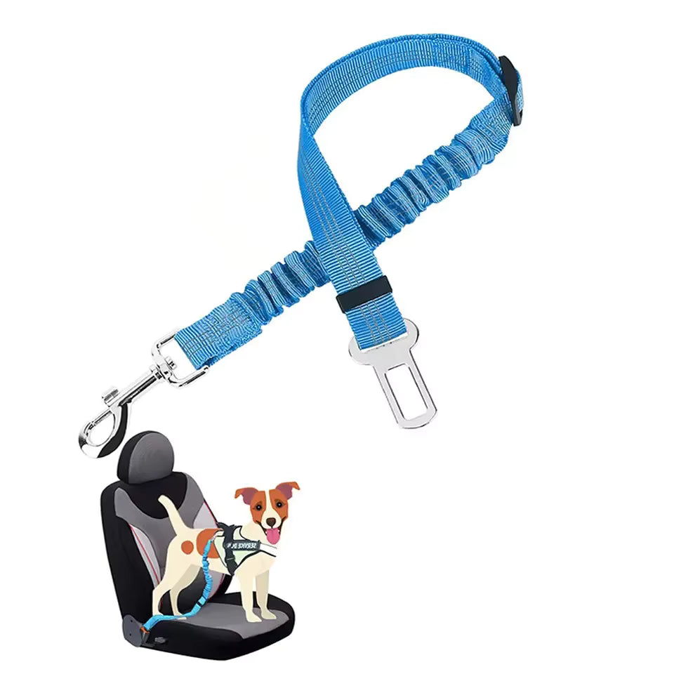 Dog Car Seatbelt — Adjustable Safety Restraint for Travel
