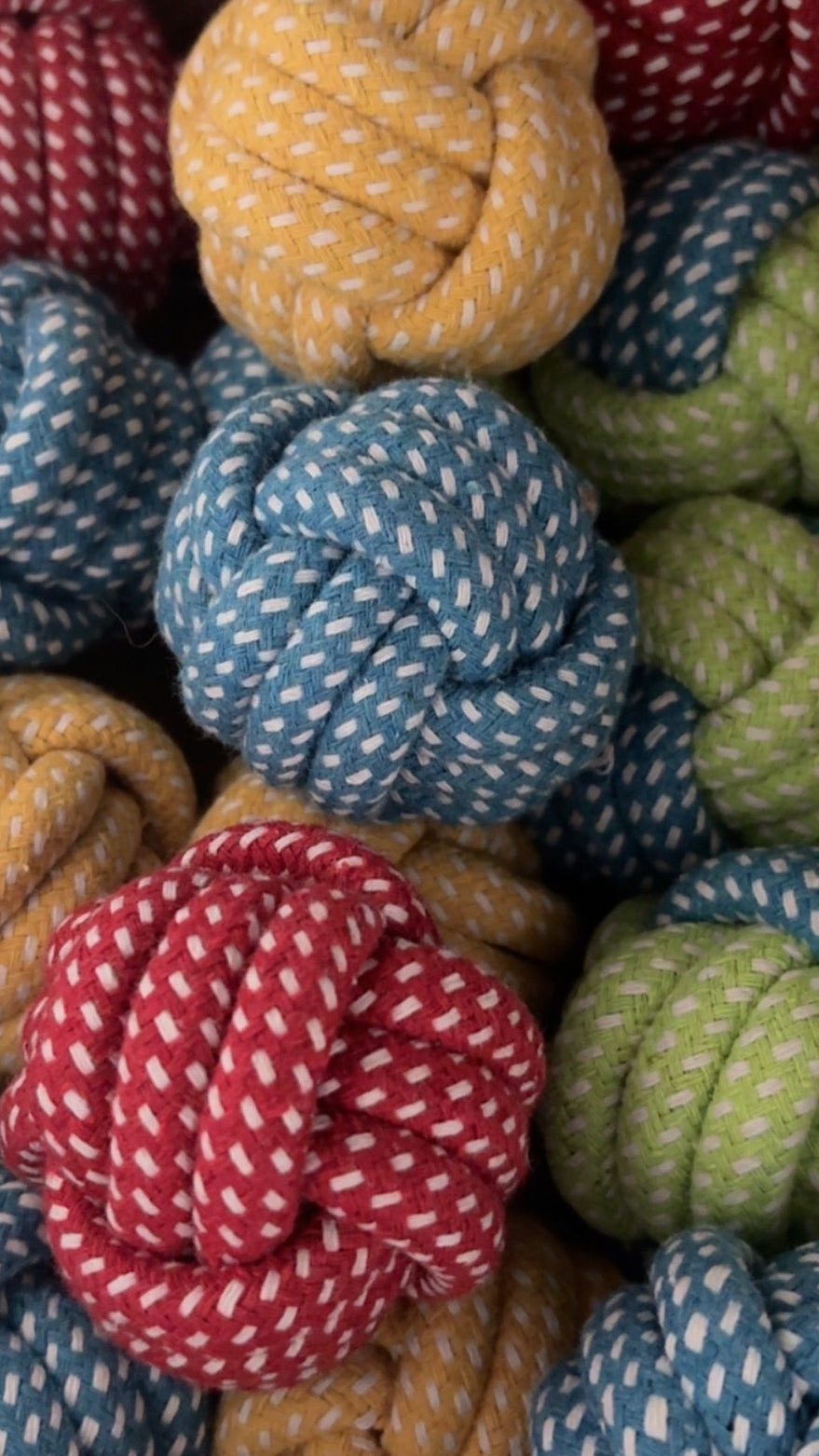 Knotted Rope Play Ball